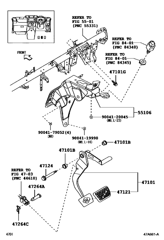 Brake Pedal & Bracket