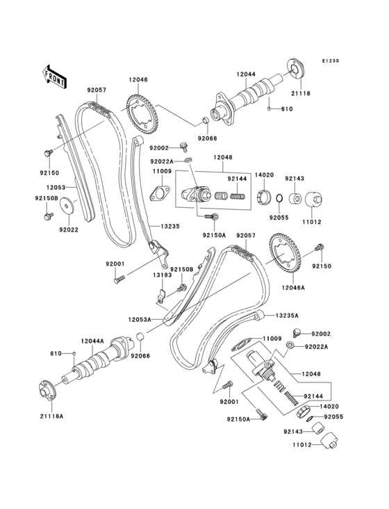 Camshaft(s)/tensioner