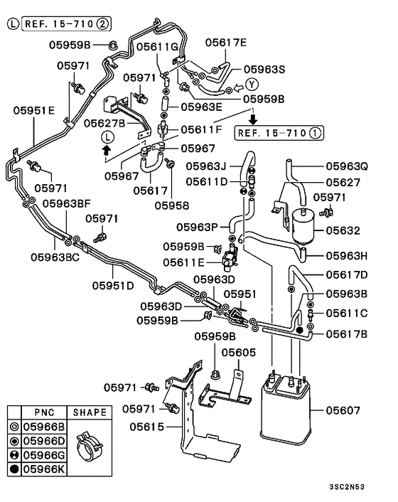 Fuel line & vapor gas control