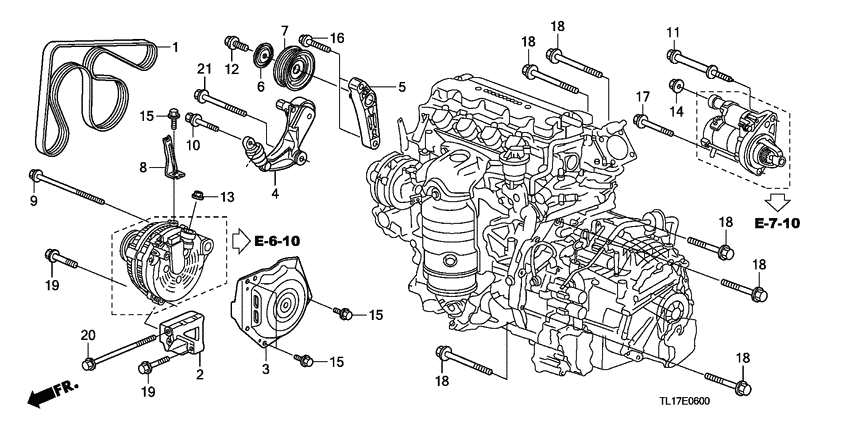 Alternator bracket/ tensioner