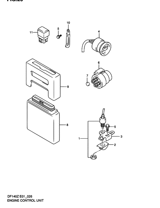 Ptt switch & engine control unit