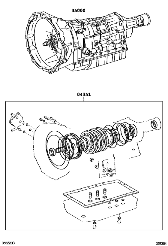 Transaxle Or Transmission Assy & Gasket Kit (Atm)