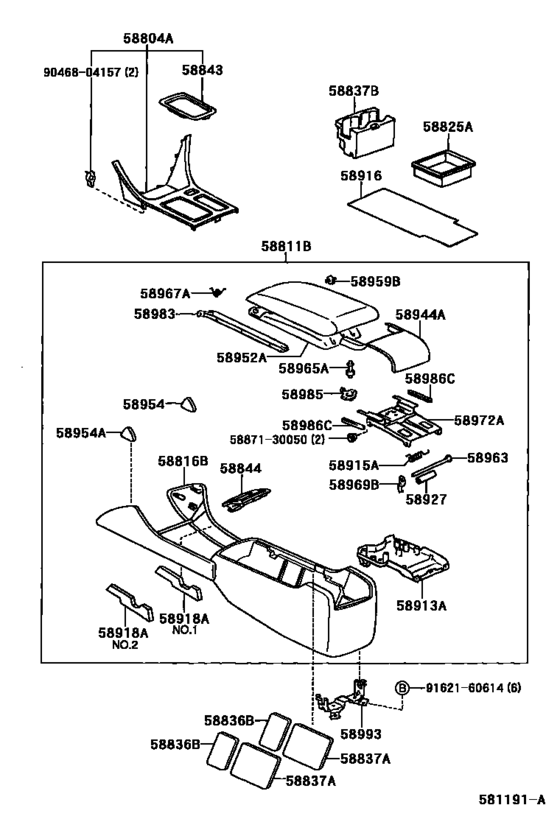 Console Box & Bracket