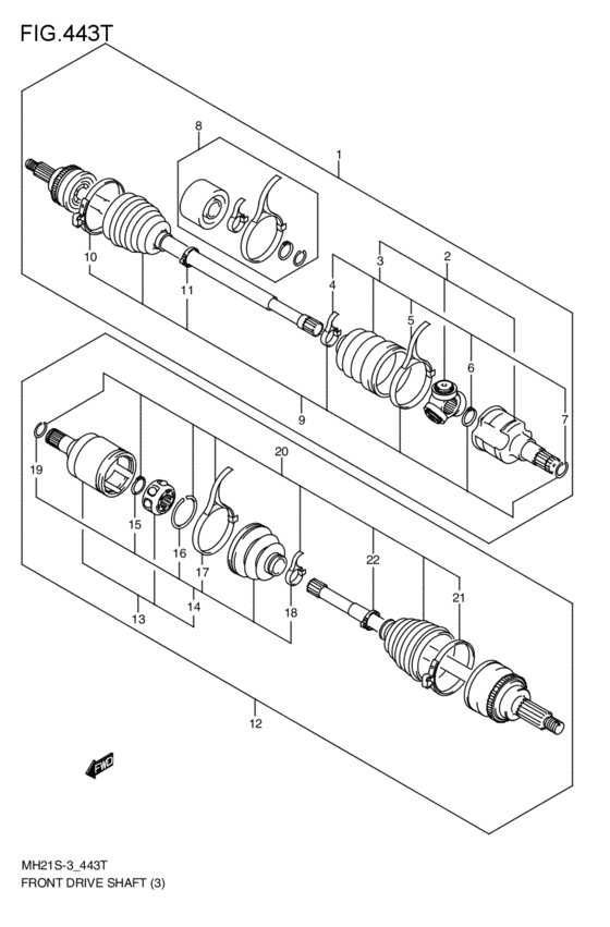 front-drive shaft