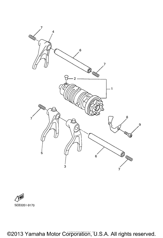 Shift Cam & Fork