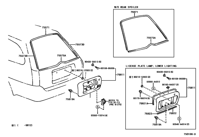 Rear Moulding