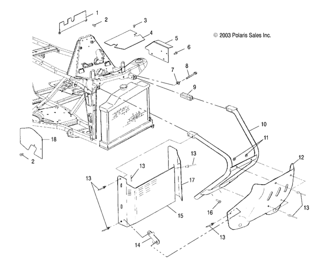Front bumper and shields