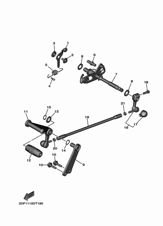 Shift shaft