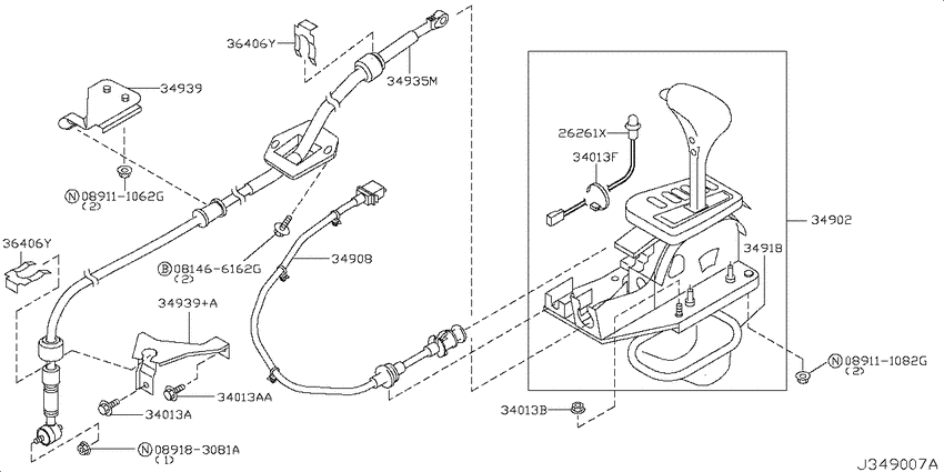 Auto transmission control device