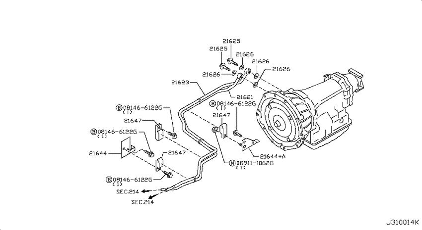 Auto transmission,transaxle & fitting