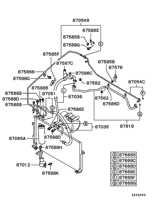 A/c cond, piping(manual:a)