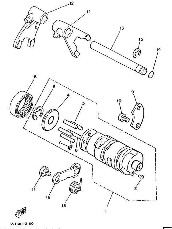 Shift Cam & Fork