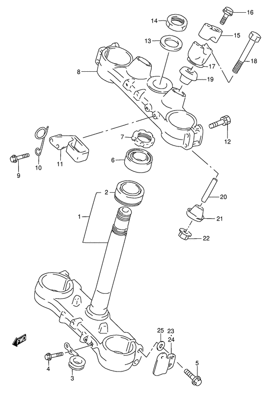 Steering stem