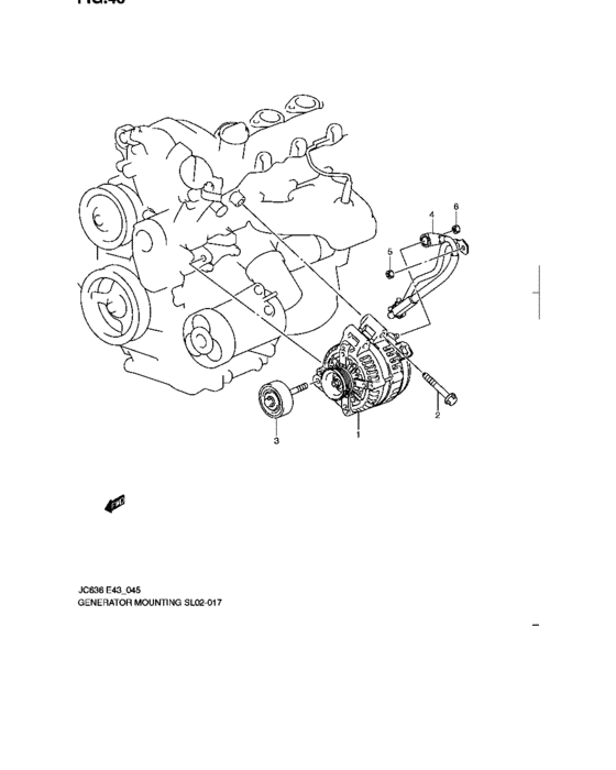 Generator mounting