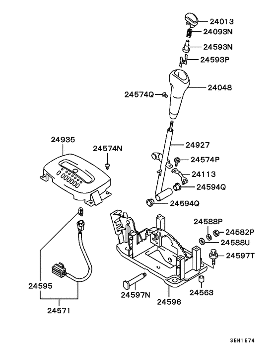 A/t floor shift linkage