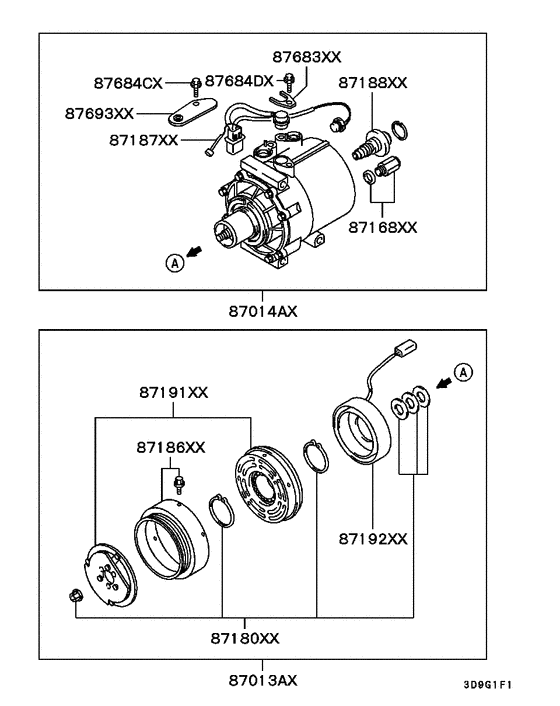 A/c cond, piping(auto,full:a)