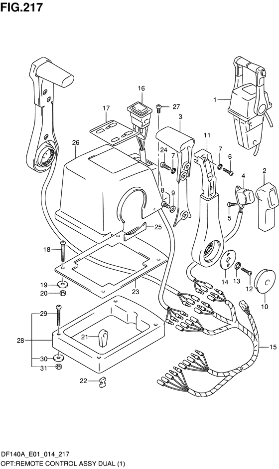 Opt:remote control assy dual