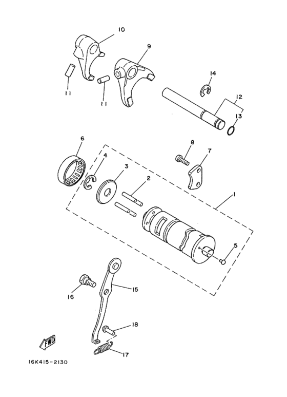 Shift Cam & Fork