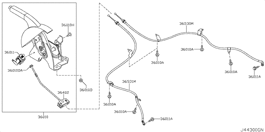 Parking brake control
