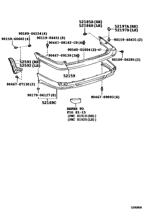 Rear Bumper & Bumper Stay