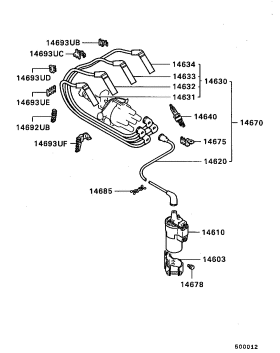 Spark plug,cable & coil