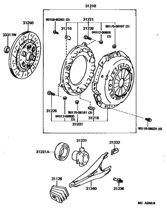 Clutch & Release Fork