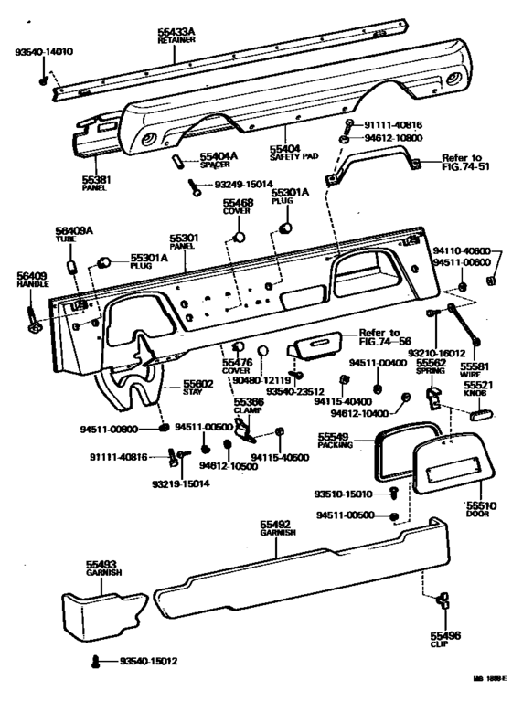 Instrument Panel & Glove Compartment