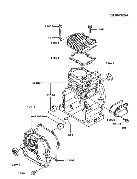 Cylinder/crankcase