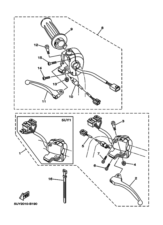 Handle switch & lever
