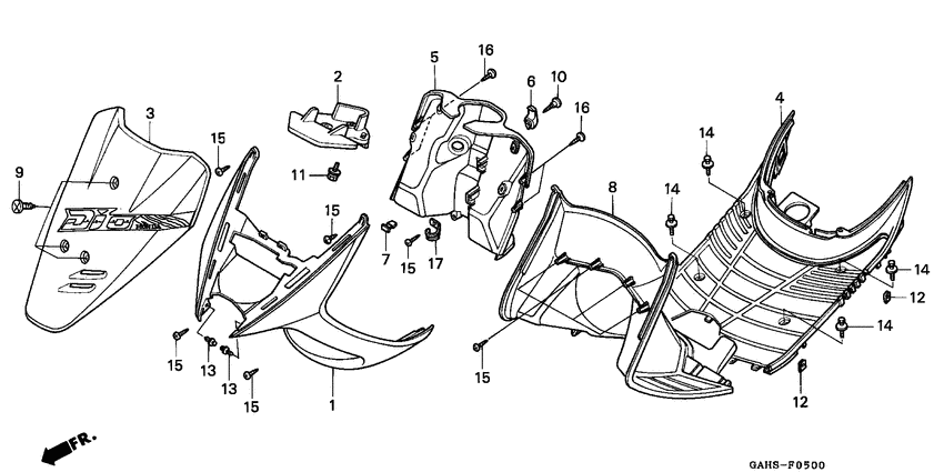 Front fender/step floor