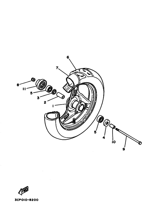 Front wheel