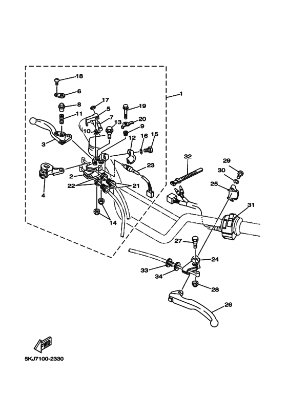 Handle switch & lever