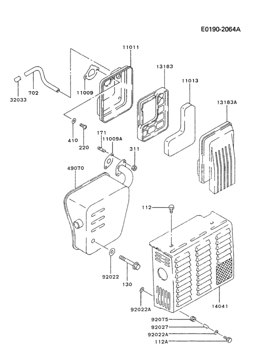 Air-filter/muffler