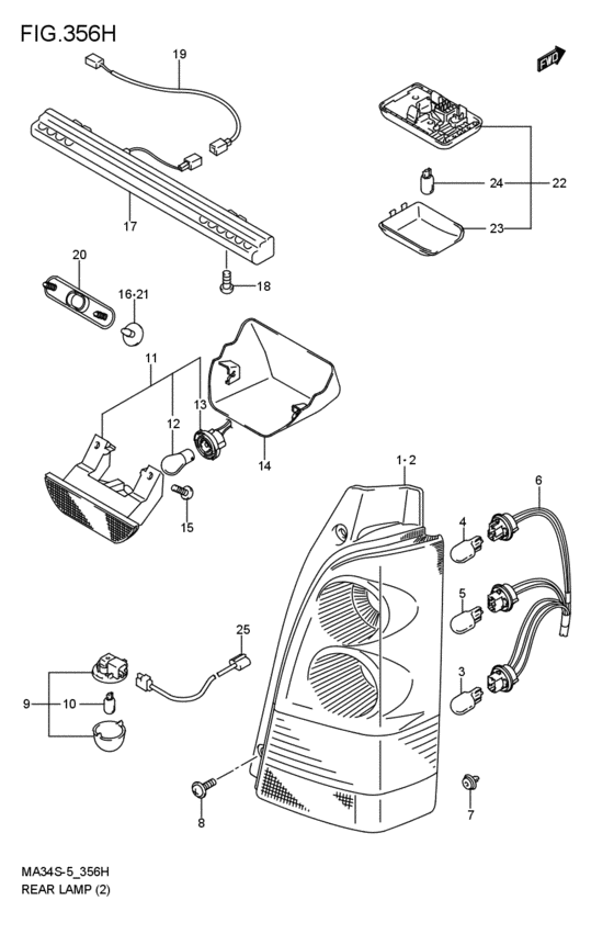 rear lamp