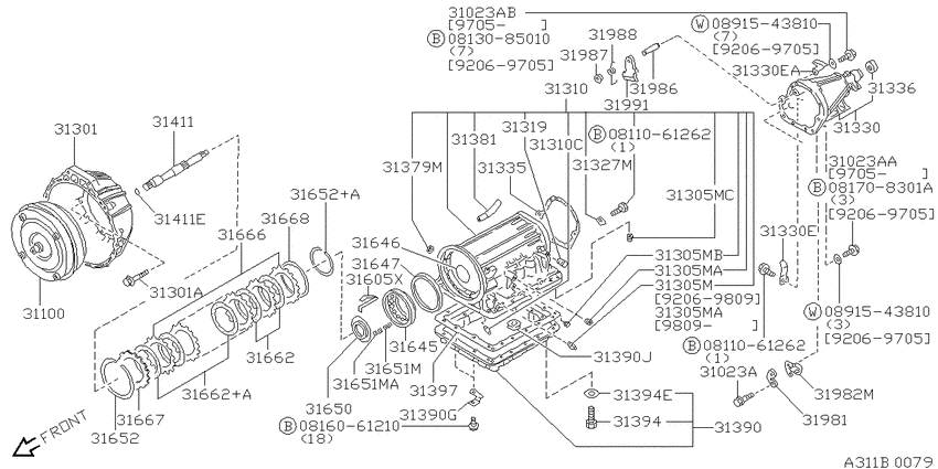 Torque converter,housing & case