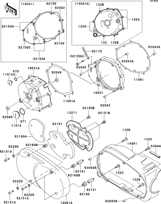 Left engine cover(s)