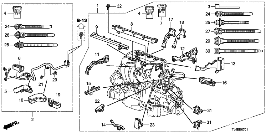 Engine wire harness