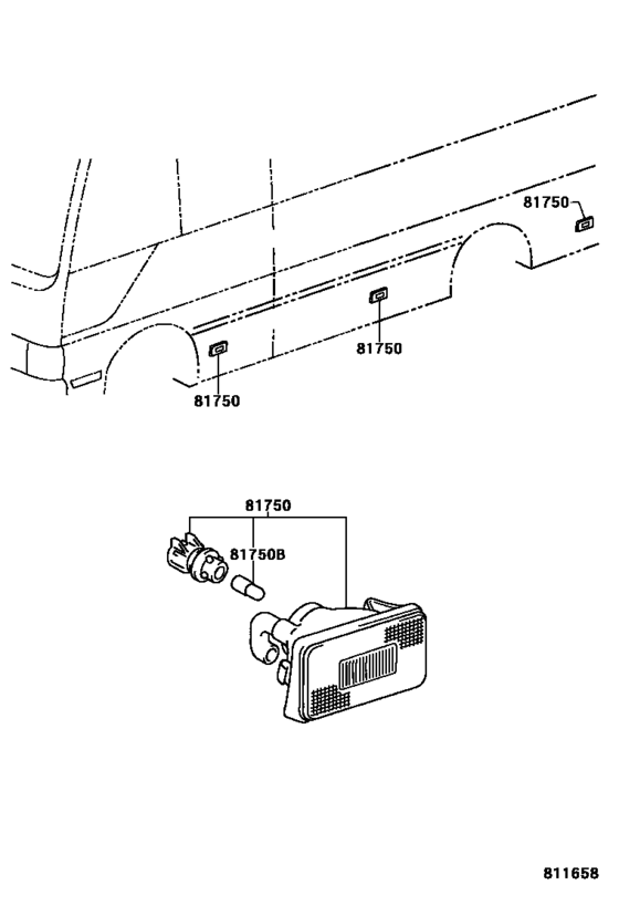 Rear Side Marker Lamp