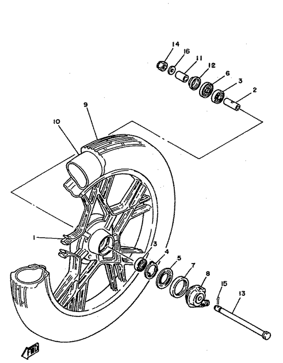 Front wheel