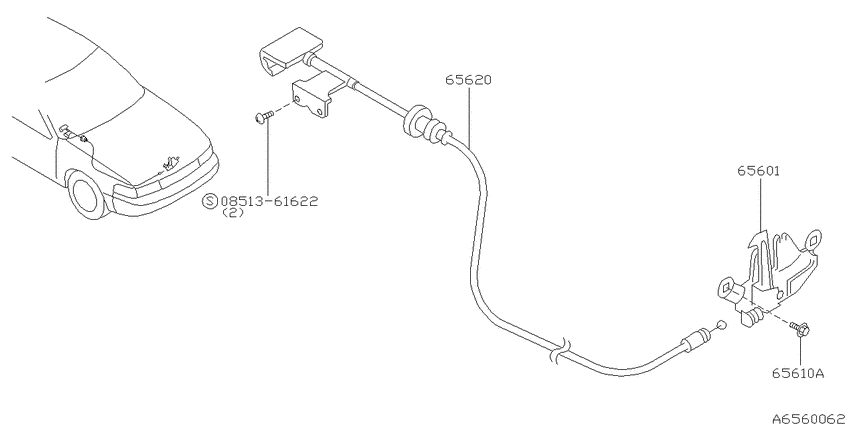 Hood lock control