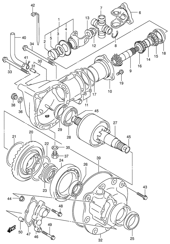 Final bevel gear