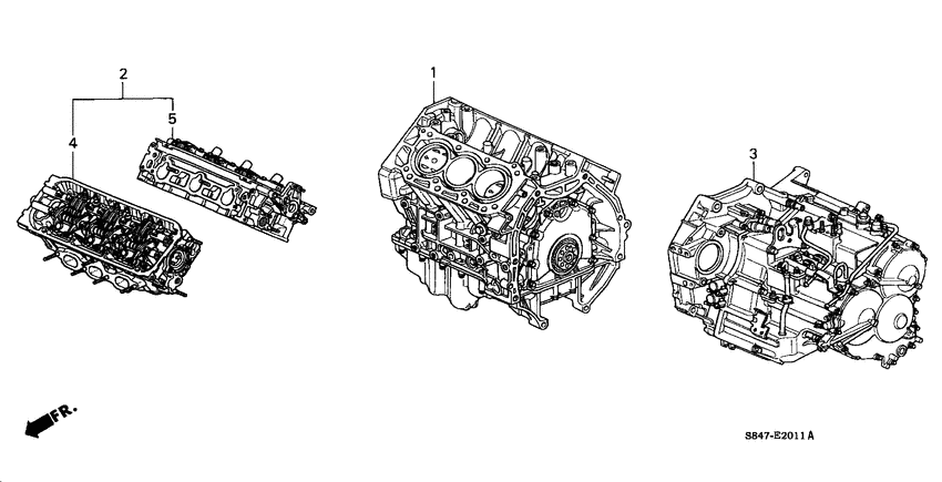 Engine assy./ transmission assy.