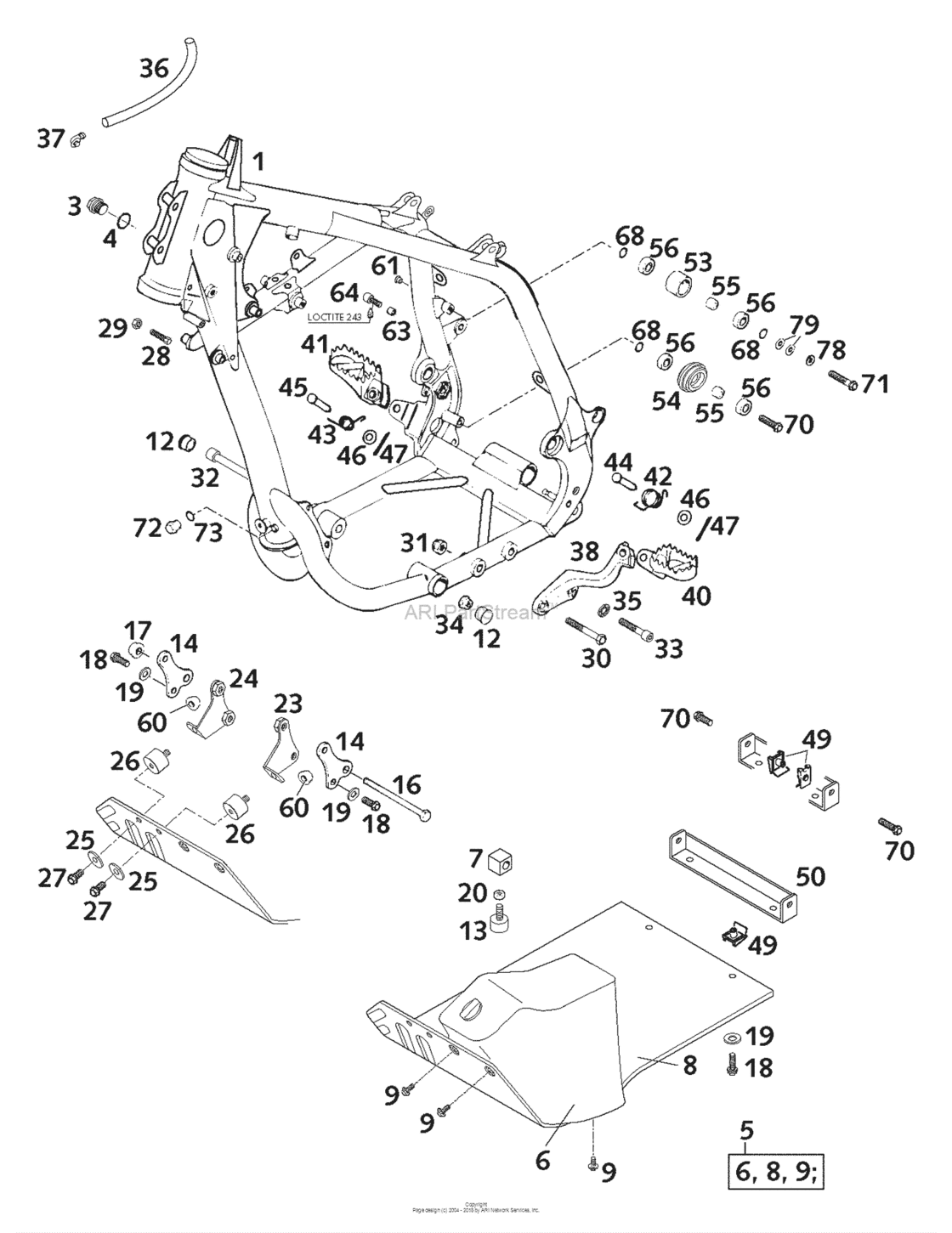 Frame, Engine Protector