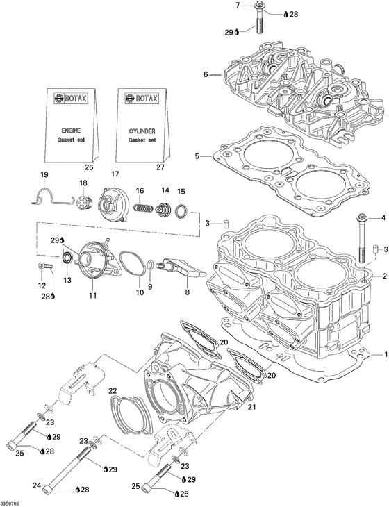 01- cylinder and exhaust manifold