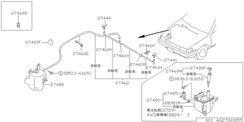 Windshield washer