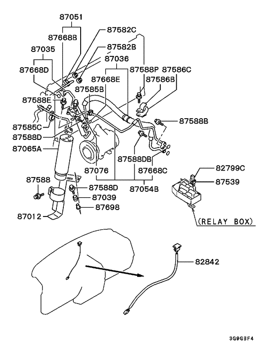 A/c cond, piping(auto,full:a)
