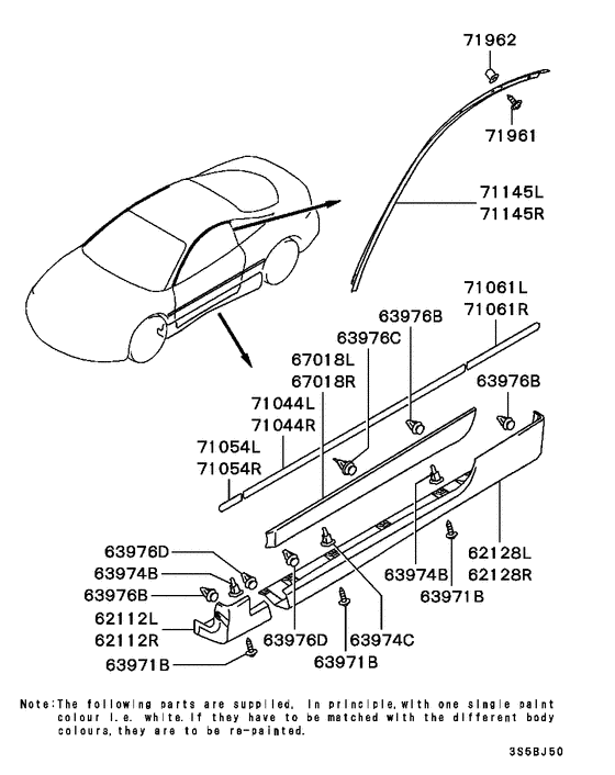 Side garnish & moulding