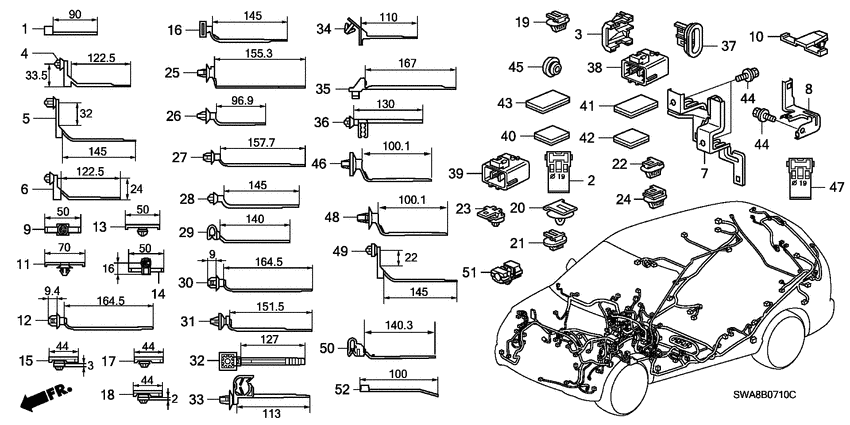 Harness band/bracket