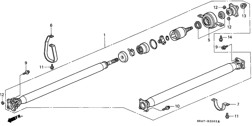 Propeller shaft