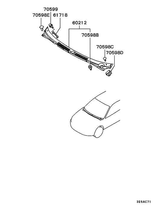 Front garnish & moulding